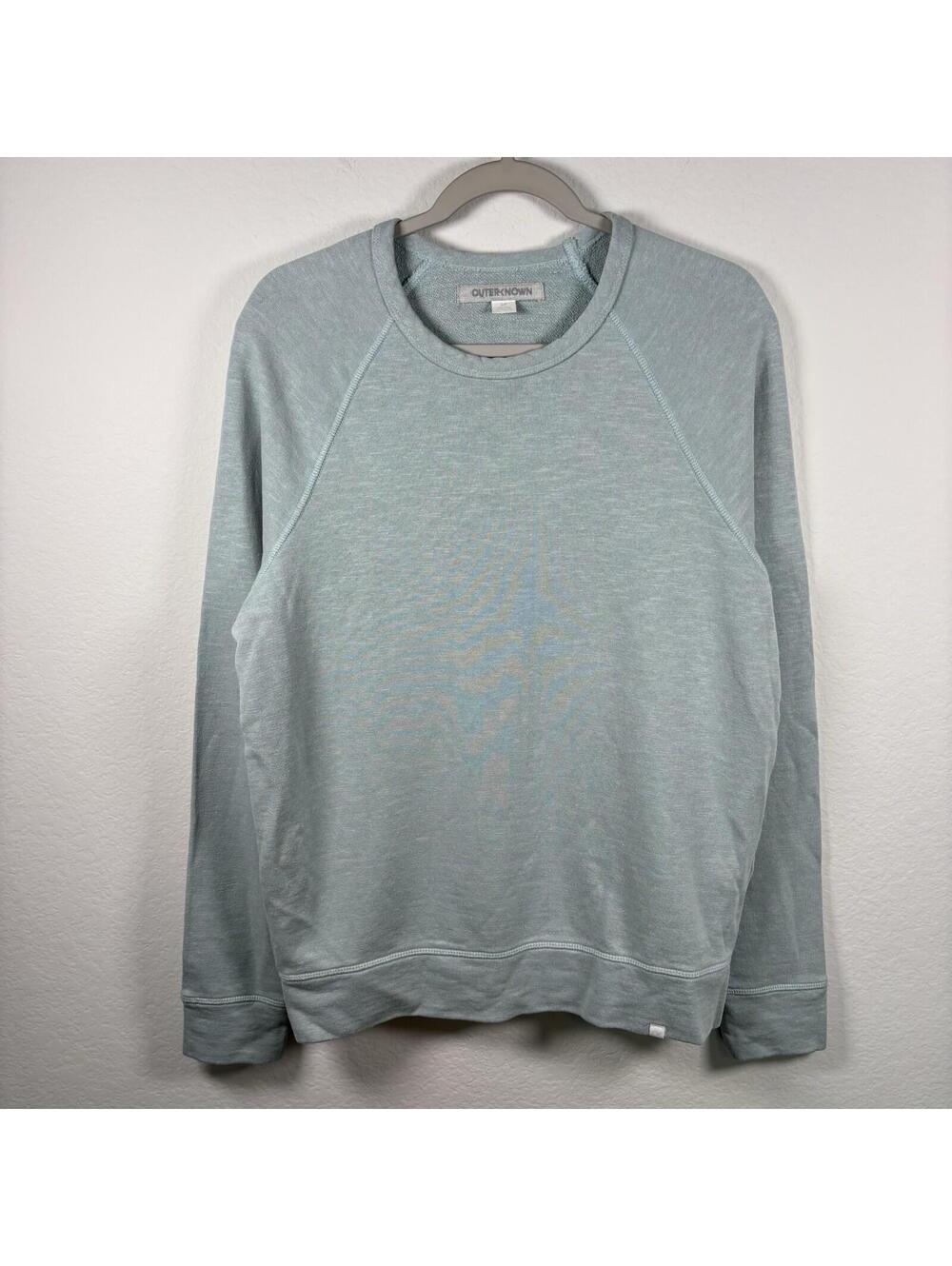 Outerknown Sur Sweatshirt Sun Washed Blue Pullover Crewneck Sweater Size Small